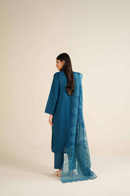 3 Piece - Embroidered Suit - PW25-398