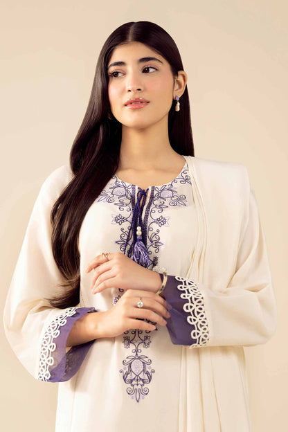 3 Piece - Embroidered Suit - PW25-471