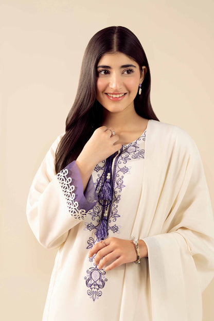 3 Piece - Embroidered Suit - PW25-471