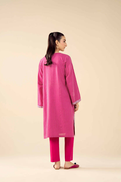 2 Piece - Printed Embroidered Suit - PW25-86